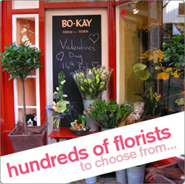 hundreds of real local flower shops and florists to choose from in Republic of Ireland